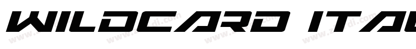 Wildcard Italic字体转换